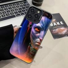 Funda para teléfono móvil de la película A- compatible con  16 15 14 13 12 11 X XR XS 8 7 Pro Max Plus, cubierta de impresión de color translúcido, bonita, compatible con funda de  17 pro max, funda de  17 pro, funda de  17, funda de  16 pro max - Negro3 - Ver 5