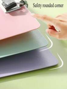 3pcs/1pc Portable File Clipper, Notepad Folder, Writing Tool Folder, Hard Board Folder, Powerful Classification Tool, Student, Office Writing Pad