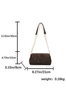Fashionable Luxury Vintage Chain Shoulder Crossbody Bag For Women, New Arrival