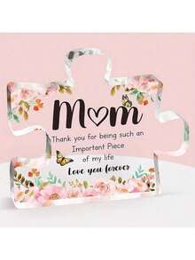 A New Transparent Acrylic Table Decoration For Mother's Day And Father's Day, A Valentine's Day Gift With A Heart - Multicolor - View 4