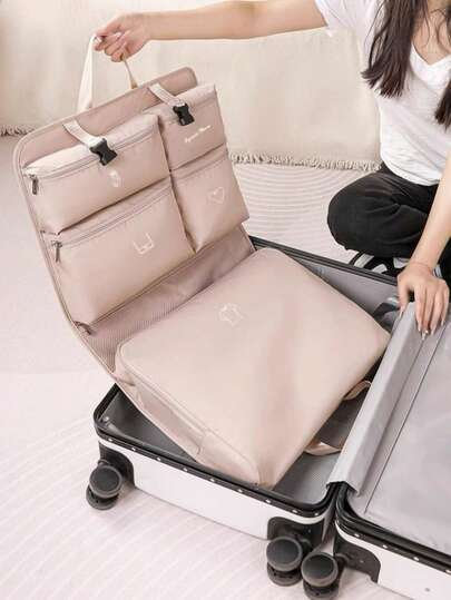 7-In-1 Travel Packing Cubes, Clothes, Underwear & Lingerie Organizer Bags, Business Trip Portable Luggage Organizer, Clothing Sorting, 138 Garment Storage Bags, Wardrobe Organizer, Packing Cubes, Travel Essentials, Travel Organizer