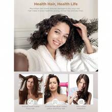 Microfiber Hair Towel, 3 Packs Hair Turbans For Wet Hair, Drying Hair Wrap Towels For Curly Hair Women Anti Frizz (Pink,Blue,Green),Blue,Pink - Pink - 查看 5