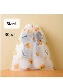 30pcs Shoe Bags, Dust-Proof & Anti-Yellowing Protector! Made Of Non-Woven Fabric, Easily Protect White Sneakers. Suitable For Shoes Of All Sizes, Prevent Dust Intrusion And Keep Shoes Like New For Long. Make Your Shoe Cabinet More Tidy And Orderly, Showcase Your Fashionable Taste. - Multicolor - View 8