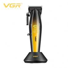 VGR 专业理发器，9000 转/分钟电动理发器，无线可调节金属 LED 理发器套装，男士理发器 V-270&992 - 彩色 - 查看 14