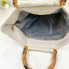New Bamboo-Style Chinese Retro-Style Handbag, Large Capacity, Stylish And Perfect For Parties, Dances, And Daily Commutes. - 金色 - 查看 4