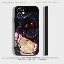 Funda de teléfono compatible con  17,16,15,14,13,12,11,X,XR,XS,Plus,Mini,Pro,Max, diseño genial de Five-Nights-At-Freddys Fnaf, funda negra a prueba de golpes, funda compatible con  17 pro max, funda de  17 pro, funda de  17, funda de  16 pro max - z2 - Ver 7