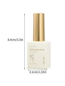 XEIJAYI 1 Stück 15ml Bohnen Grün Gel Nagellack - Langanhaltender Glanz, hochsaturierter Glanz, feste und langanhaltende Nagelkunst Gel für Salon Nagel-DIY Frauen Geschenke Nägel - Lindgrün - Übersicht 6