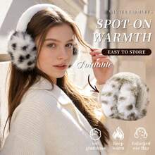 1pc Unique Women's Leopard Print Earmuffs - Soft, Warm, Stretchy, Comfortable | Handwashable | Fashionable & Cozy Earmuffs - Multicolor - View 12