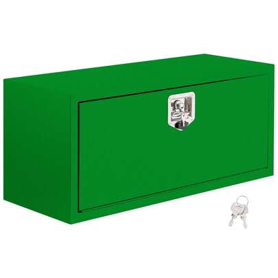 Caja de Herramientas para Chasis de Camión de Acero, Caja de Herramientas Inferior con Candado, Impermeable y Resistente, Organizador de Almacenamiento para Guardado de Herramientas