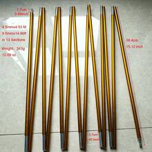 1pc 9.5mm Aluminum Alloy Tent Pole Replacement, Length: 420cm, 442cm, 453cm, 545cm, Outdoor Camping Tent Repair Parts, Tent Pole Equipment, Camping Equipment, Camping Essentials - Multicolor - View 12