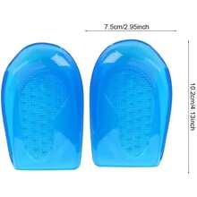 Gel de silicona O/X Plantillas de corrección de piernas Zapatos de soporte para el ortopédico Almohadillas de inserción Copa del talón para mujeres y hombres Pronación correctiva, supinación(L41-46),37361940 - Multicolor - Ver 2