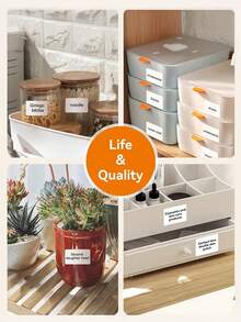 1 Pack Thermal Label Paper, Sticker Labels, Suitable For Kitchen Organization, Small Business Packaging, Waterproof And Tear-Resistant Adhesive Material, Minimalist Design, Clear Printing, Strong Adhesiveness, Essential Organizational Item To Improve Life Quality - Multicolor - View 1