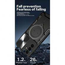 Galaxy S20 Ultra Case - With Screen Protector And Built-In Phone Stand - Black, 37317541 - 中紫紅色 - 查看 6