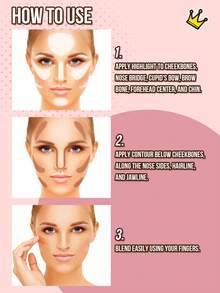 MISSLYN 塑形女王高光修容棒，双头设计，乳霜质地，哑光妆效，可打造精致妆容，持久显色，适用于各种肤质，打造精致面部妆容，品牌美妆，面部彩妆，适合女性和女孩，冬季必备，Y2K 风格，时尚百搭，生日礼物、情人节礼物、派对必备、新年礼物，色彩百搭，纯素且不经动物实验