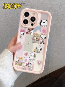 A Cartoon Snoopy Pattern, A High-Bamboo Anti-Drop Phone Case Made Of Tpu Material, Can Be Given As A Holiday Gift. It Is Suitable For IPhone Xs/ XS Max /Xr/11, 12, 13, 14, 15, 16pro/Promax/14, 15, 16plus/17, And Is Suitable For Both Men And Women - 彩色 - 查看 1