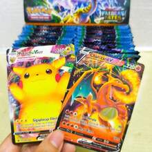 10/20张全套烈焰卡牌收藏集换式卡牌游戏套装 - 随机卡牌和口袋妖怪卡牌 | 适合儿童、收藏家和粉丝 | 游戏之夜和送礼的完美之选 - 彩色 - 查看 3