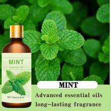 100ml/30ml/10ml Peppermint Essential Oil, Suitable For Home Aroma Diffuser, DIY Candles, Soaps, Relaxing Bath, Atmosphere, Fresh Air, Body Massage, Holiday Gifts - Peppermint Essential Oil - View 6