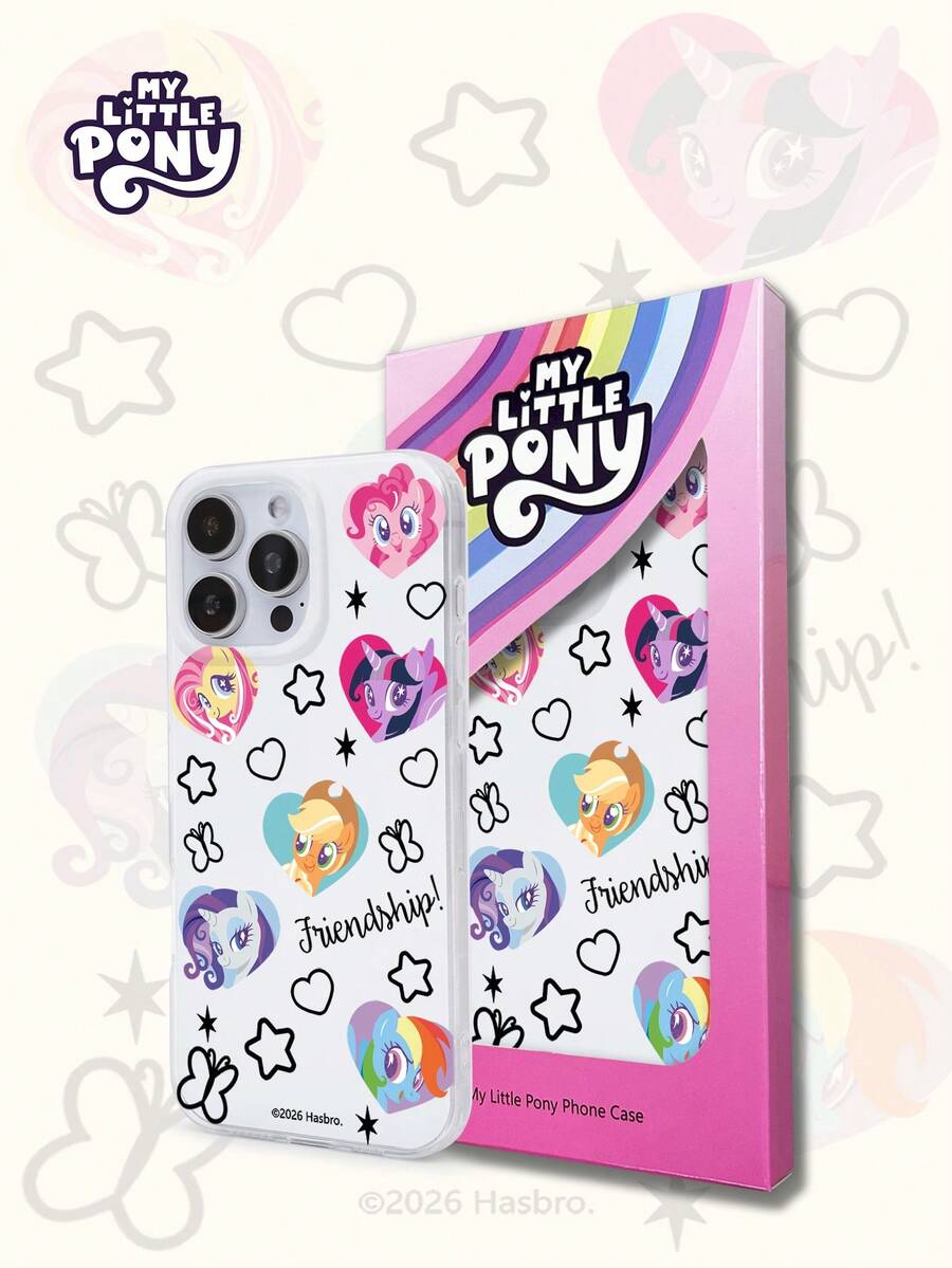 MY LITTLE PONY 官方授权白色手机壳，兼容苹果 17、17 Air、17 Pro、17 Pro Max，防刮、防滑、防震，也兼容苹果 11 系列、12 系列、13 系列、14 系列、15 系列、15 Pro Max、16 Pro、16 Pro Max、X、XR、XS Max。 - 白色 - 查看 1