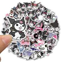 SANRIO 50 miếng dán hoạt hình  - Hình dán trang trí chống thấm nước cho hành lý, sổ tay, bình nước, đàn guitar, điện thoại, đồ chơi, ba lô và mũ bảo hiểm, lý tưởng cho người hâm mộ  và đồ trang trí dễ thương cho sổ lưu niệm. - 50 CÁI - Xem 7