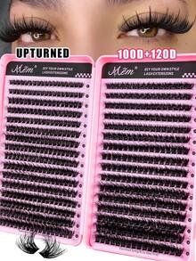 544/416 Cluster False Eyelashes Set, Includes Glue, Sealing Sticker, Tweezers And Mixed False Eyelash Book, Convenient For Use And Travel. This Soft And Natural Eyelash Extension Set Is Suitable For Beginners, Large Capacity Fluffy Classic Eyelashes For Home Use. The Large Capacity False Eyelashes Can Be Used To Enhance Eye Makeup, Suitable For Professional, Daily, Wedding, Party And Private Occasions. - Black - View 16