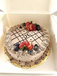 10/5 Stücke 4-Zoll runde goldene gezackte Kuchenböden, Karton Kuchenunterlagen, Einweg-Kuchenplattformen, geeignet für Kuchen backen Zuhause, Hochzeitstorten, Geburtstagskuchen - Verschiedenfarbig - Übersicht 6