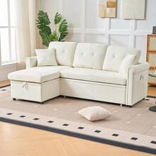 Sofas & Couches - Beige + Chenille + 3 Seat + Foam - View 12