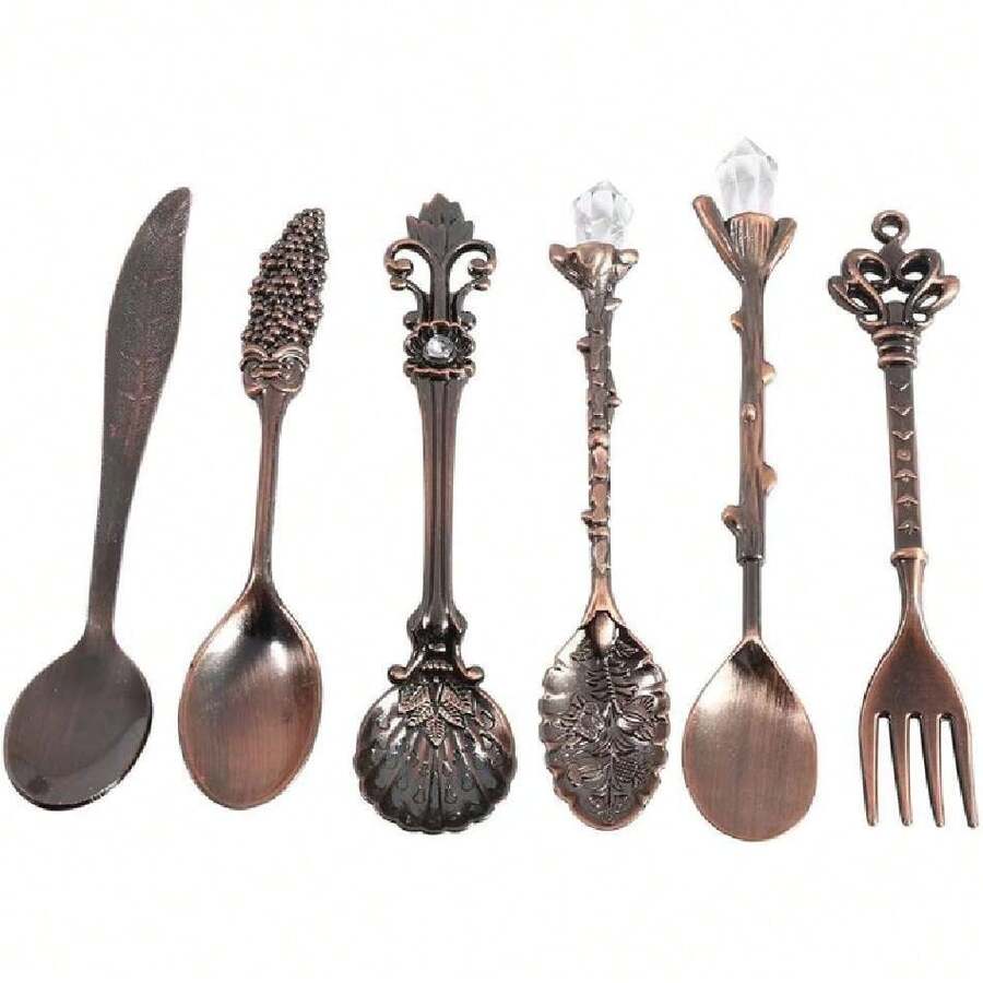 Dessert Knives - 酒紅色 - 查看 1