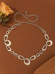 1-Piece Women's Waist Chain Bohemian Gothic Metal Gold Chain Belt Hippie Belt Exaggerated Style Women's Belt Chain Rebellious Oversized Belt Millennium Women's Accessories Rivet Belt Western Belt Chain Belt - Multicolor - View 10