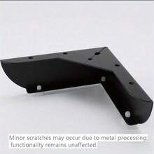 4个重型承重家具腿 金属柜腿 三叉脚 三角形沙发腿 DIY家具五金腿 - 彩色 - 查看 4