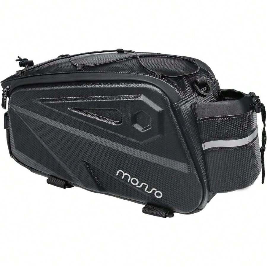 Bolsa para Portaequipajes Trasero Impermeable,Bolsa para Maletero de Bicicleta de Montaña de 14L EVA,Bicicleta Bolso de Almacenamientocon Correa el Hombro, Negro,37327374 - Rosa Fucsia - Ver 1