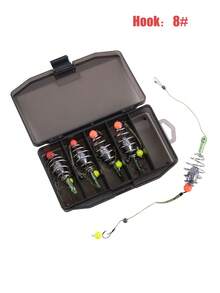 GOTURE Set de 5 piezas Montaje anti-línea de pesca de carpa europea - Flotador y montaje anti-enredo (Adecuado para carpa/brema/carpa de hierba), en caja de regalo - Multicolor - Ver 8