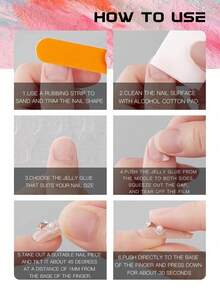 10 Peças Adesivos de Unhas Estilo Palácio Requintado, Varinha Dourada com Strass Vermelho Cintilante, Floral de 5 Pétalas Vermelhas Pintadas à Mão, Coração Entalhado em Rosa, Decoração de Unhas em Cruz Dourada, Arte de Unhas com Listras Pontilhadas Pretas, Esmalte Branco, Inclui Ferramentas de Unhas (1 Adesivo de Gelatina + 1 Lixa de Unhas), 3 Opções de Tamanho - Multicolorido - Visão 8