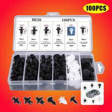 Multi-Size Hybrid Buckle Set, 150 Pieces, Suitable For Different Mounting Holes, Contains A Variety Of Quick Clamp Specifications, One-Stop Solution, Car Detailing Shop Repair Shop, High Toughness Plastic Buckle, Specially Designed For Car Fenders, Anti-Aging And Corrosion Resistant, Perfect Replacement For Original Parts, Quick Installation Buckle Set, No Screwdriver Required, Manual Pressing, Enough For Multiple Repairs And Use. Convenient And Efficient, Novice Users Of Female Car Owners, Equipped With Removal Tools, Easy To Remove Old Buckles To Avoid Damage To The Car Paint,Car Tools,Herramientas De Trabajo,Automotive Tools,Car Acessesories,Car Essentials,Herramientas De Trabajo,Men's Valentine's Day Gifts - B - View 4