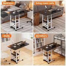 This Bedside Desk Is Designed For Nursing Care, Featuring Adjustable Height With Braked Casters. It's A Rehabilitation Desk With A Bedside Table Design, Suitable For Home Medical Care, And Can Also Be Used As A Dining Table For Elderly Patients. It's Available In Multiple Colors And Makes A Practical Gift. - trắng - Xem 7
