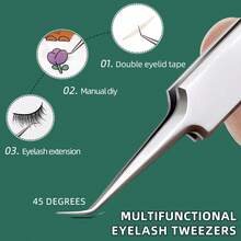 3pcs Blackhead Remover Kit + White Box, 3 Different Blackhead Needle Tips Included, Stainless Steel Blackhead & Blemish Extractor, Beige Facial Pore Cleansing Tool, Suitable For Men & Women Home Facial Care - Multicolor - View 10