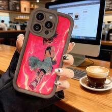 Funda de teléfono de moda, compatible con varios modelos de ,  y , funda de teléfono con diseño de personaje de anime para modelos de ,  y , protector de teléfono, funda de pareja, regalo para novio o novia, presente de vacaciones, este es un regalo popular para amigos o socios, adecuado para ocasiones de negocios. Duradera, resistente a las manchas y a las huellas dactilares, esta nueva funda para teléfono de hombres y mujeres es un gran regalo. - Blanco - Ver 5