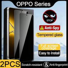 Hai miếng dán cường lực chống nhìn trộm, bảo vệ màn hình, tương thích với OPPO, chống giám sát, phù hợp với OPPO. - màu đen - Xem 12