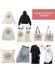 6pcs Of Horse Running Pattern Heat Transfer Stickers For DIY Iron-On Patches, Suitable For Making T-Shirts And Decorating Pillows, Available In Multiple Colors, Durable, Washable Plastic DIY - 彩色 - 查看 2