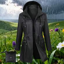 女士防水轻便连帽雨衣保暖，闺蜜节、小狗、狂欢节、春夏精选、伴娘礼物、房间、卧室装饰、海滩、旅行、男士、女士、度假、妇女节、旅行必备、婚礼回礼、Y2K、卧室、女士汽车配件、厨房装饰、可爱小物 - 彩色 - 查看 23