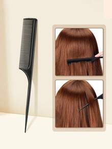 2件套去屑梳，空心齿梳，细齿梳，头皮按摩梳，密齿去屑梳，男女通用头皮护理梳，按摩梳，能量梳，空心梳，去屑梳，免洗梳，油性发质梳，去屑工具，除虱密齿梳 - 彩色 - 查看 8