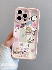 A Cartoon Snoopy Pattern, A High-Bamboo Anti-Drop Phone Case Made Of Tpu Material, Can Be Given As A Holiday Gift. It Is Suitable For IPhone Xs/ XS Max /Xr/11, 12, 13, 14, 15, 16pro/Promax/14, 15, 16plus/17, And Is Suitable For Both Men And Women - 彩色 - 查看 2