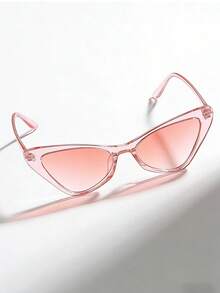 1 par de gafas de ojo de gato para adolescentes - Rosa - Ver 3