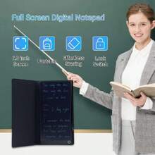 Tableta de Escritura LCD para Adultos, Tablero de Dibujo de Pantalla Completa de 6.5 Pulgadas, Bloc de Notas Digitales Reutilizables, Cuaderno Digital con Lápiz Lápida, Bloc de,37368361 - Multicolor - Ver 6