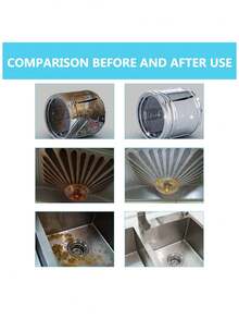 Pudră de curățare multifuncțională, îndepărtează grăsimea, rugina și petele din bucătărie, cuptor, aragaz - Multicolor - Vizualizare 2