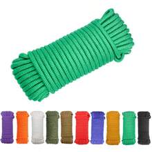 10M 4mm Diameter 7-Core Colored Silk Paracord Outdoor Warning Rope Tent Hanging Rope Multi-Functional Outdoor Rope DIY Craft Rope - Multicolor - View 6