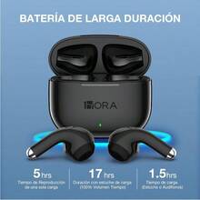 1 Hora Audifonos Inalambricos Bluetooth 5.3 Auriculares Inalámbricos In-Ear Audífonos Bluetooth con Micrófono Compatible con Samsung Galaxy S20/A23/A52/A53 - Ver 1