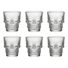TendenciaSet 6 Vasitos Tequileros Vidrio Calavera Cráneo CaballitoCalidad premium - Cristal transparente - Ver 7