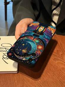 1 szt. Modny, drukowany w 2D, miękki futerał na telefon z motywem festiwalu Bliskiego Wschodu, całkowicie pokryty, antypoślizgową powłoką ochronną, kompatybilny z 'em 16, 15, 14, 13, 12, 11 PRO/PRO MAX/PLUS oraz serią Galaxy, idealny prezent dla siebie, rodziny, współpracowników, bliskich na Nowy Rok, Walentynki, festiwal - Czarne - Zobacz 5