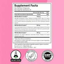 Happy Mammoth Meno Daily Menopause Vitamins & Supplements For Women (*Not Hormone Harmony), Boost Metabolism, Healthy Skin, Hair And Nails, Hot Flash, Mood Support, 72 Caps[Free Shipping ] - 1PCS - 查看 6