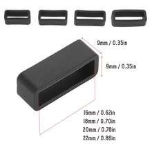 4Pcs Rubber Replacement Fastener Rings Silicone Watch Retainers 12mm 14mm 16mm 18mm 20mm 22mm 24mm 26mm